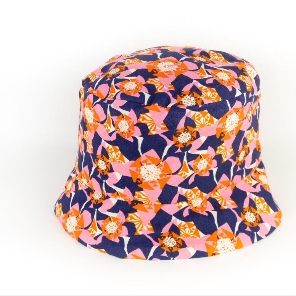 Womans Bucket Hat, Ladies Sun Hat, Floral Hat